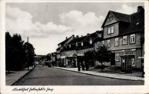 Ak Clausthal Zellerfeld im Oberharz, Straßenpartie