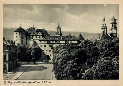 Ak Stuttgart in Württemberg, Altes Schloss