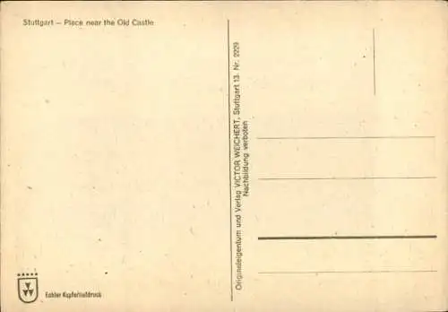 Ak Stuttgart in Württemberg, Altes Schloss