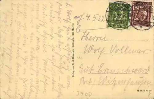 Ak Göttingen, Partie am Auditorium, Studenten und Schüler