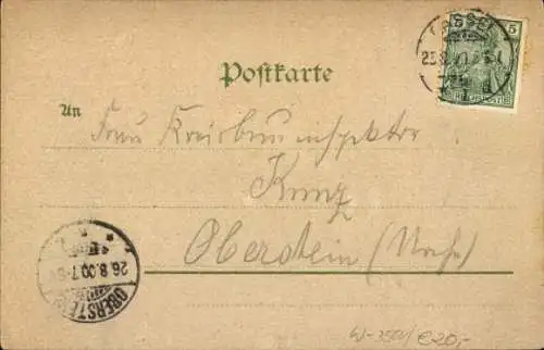 Litho Bad Wilhelmshöhe Kassel, Kaskade, Aquäduktwasswerfall, Löwenburg