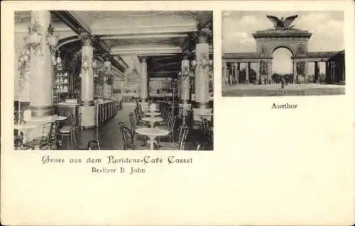 Ak Kassel in Hessen, Residenz-Cafe, Auetor