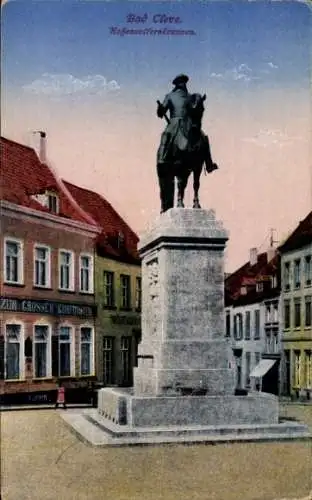 Ak Bad Cleve Kleve am Niederrhein, Hohenzollernbrunnen