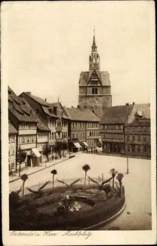 Ak Osterode am Harz, Marktplatz, Kirche