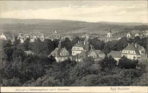 Ak Bad Nauheim in Hessen, Villenviertel, Direktionsgebäude