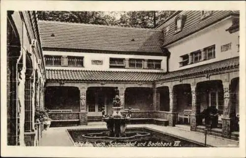 Ak Bad Nauheim in Hessen, Schmuckhof, Badehaus VII.