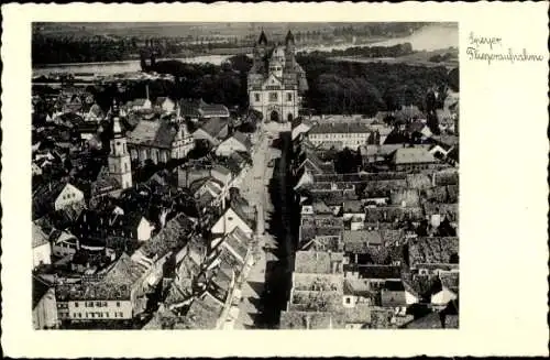 Ak Speyer am Rhein, Dom, Fliegeraufnahme