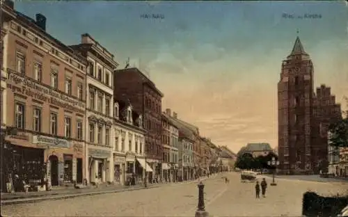 Ak Chojnów Haynau Schlesien, Ring, Kirche