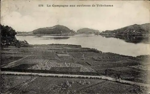 Ak Yokohama Präf. Kanagawa Japan, Panorama
