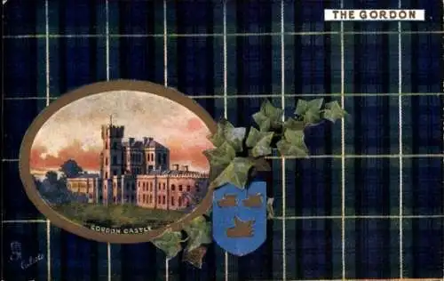 Wappen Passepartout Ak Gight Schottland, Cordon Castle, The Cordon