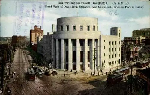 Ak Osaka Präfektur Osaka Japan, Börse