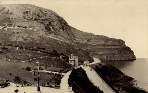 Ak Llandudno Wales, Gesamtansicht