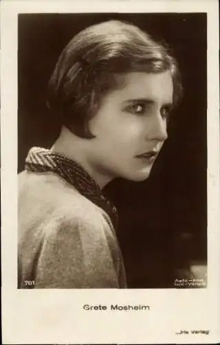 Ak Schauspielerin Grete Mosheim, Portrait