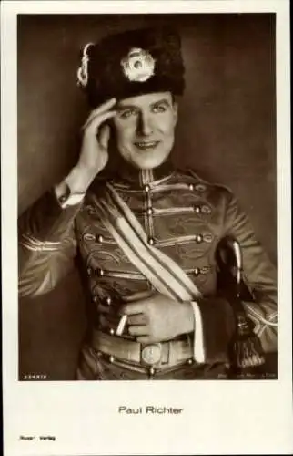 Ak Schauspieler Paul Richter, Uniform, Ross 3348/2