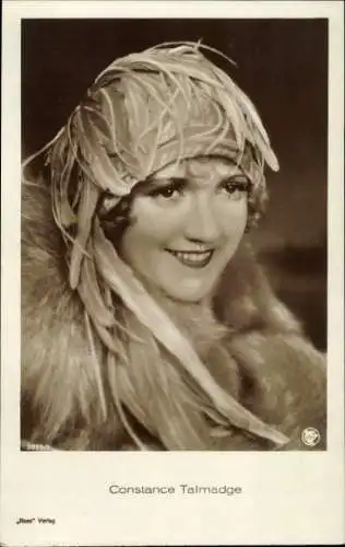 Ak Schauspielerin Constance Talmadge, Portrait