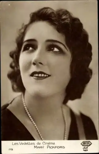 Ak Schauspielerin Mary Pickford, Portrait, Les Vedettes de Cinéma