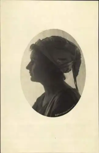 Ak Opernsängerin A. Schulz-Dornburg, Portrait