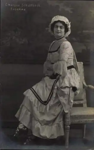 Ak Opernsängerin C. Hansen-Schulthess, Portrait, Susanne