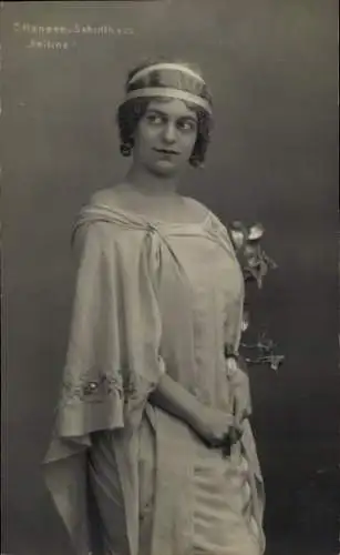 Ak Opernsängerin C. Hansen-Schulthess, Portrait, Philine