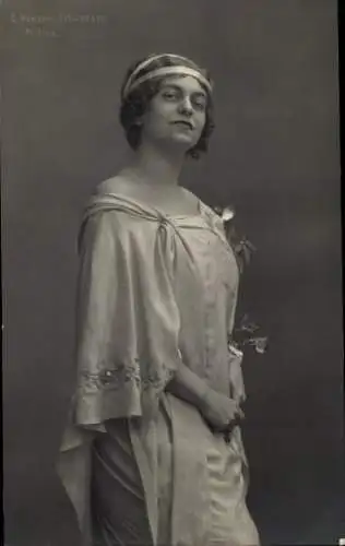 Ak Opernsängerin C. Hansen-Schulthess, Portrait, Philine