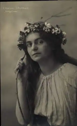 Ak Opernsängerin C. Hansen-Schulthess, Portrait, Königskinder