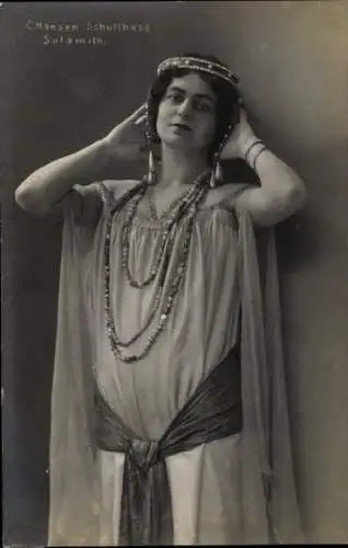 Ak Opernsängerin C. Hansen-Schulthess, Portrait, Sulamith