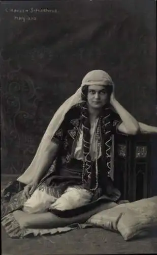 Ak Opernsängerin C. Hansen-Schulthess, Margiana