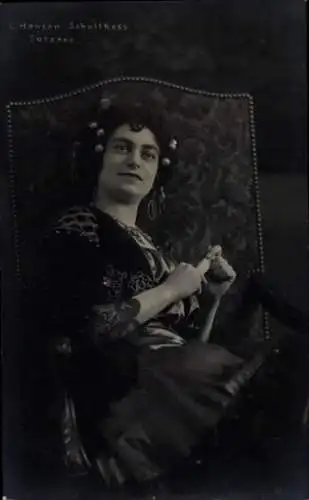 Ak Opernsängerin C. Hansen-Schulthess, Susanne