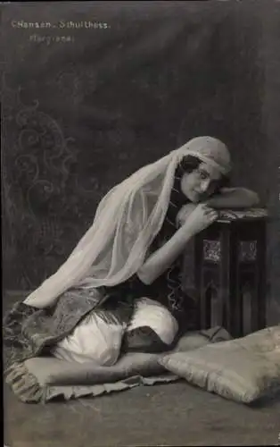 Ak Opernsängerin C. Hansen-Schulthess, Margiana