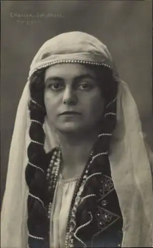 Ak Opernsängerin C. Hansen-Schulthess, Margiana