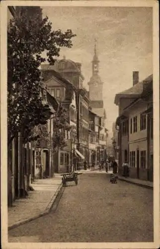 Ak Rudolstadt Thüringen, Stiftsgasse, Altes Rathaus