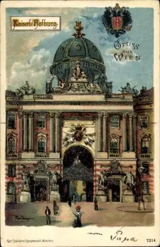 Künstler Litho Wien, Kaiserliche Hofburg