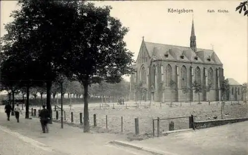 Ak Königsborn Unna im Ruhrgebiet, Katholische Kirche