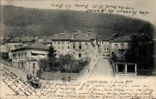 Ak Saint Imier Kanton Bern, Teilansicht