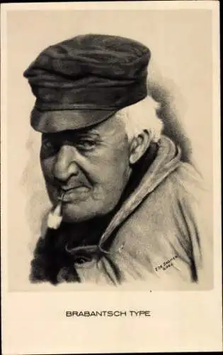Künstler Ak Nordbrabant Niederlande, Brabantsch Type