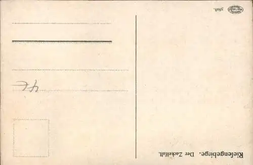 Ak Szklarska Poręba Schreiberhau Riesengebirge Schlesien, Zackelfall