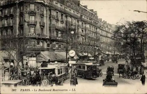 Ak Paris IX, Boulevard Montmartre