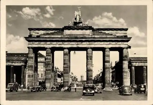 Ak Berlin Mitte, Brandenburger Tor