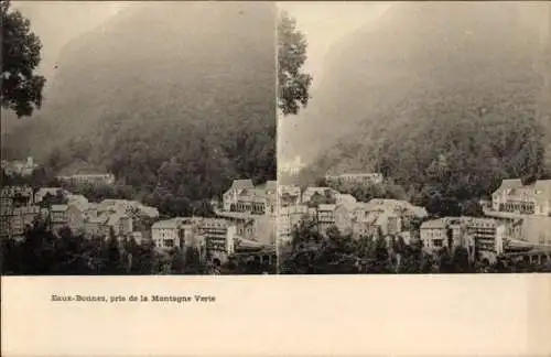 Stereo Ak Eaux Bonnes Pyrénées Atlantiques, Gesamtansicht, Montagne Verte