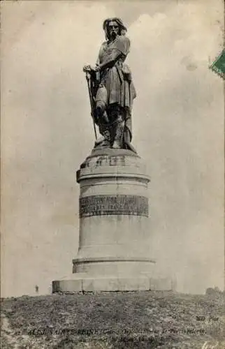 Ak Alise Sainte Reine Côte-d'Or, Statue von Vercingetorix