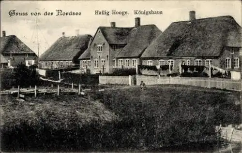 Ak Insel Pellworm Nordfriesland, Königshaus