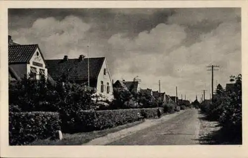 Ak Nordseebad Sankt Peter Ording, Die Bad-Allee