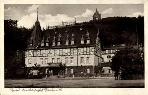 Ak Porta Westfalica an der Weser, Hotel Der Kaiserhof