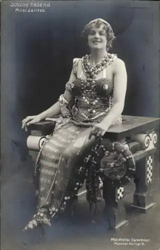 Ak Opernsängerin Maria Jeritza, Schöne Helena