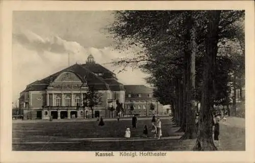 Ak Kassel in Hessen, königliches Hoftheater