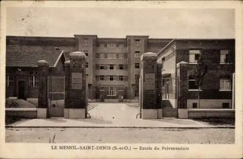 Ak Le Mesnil Saint Denis Yvelines, Eingang zum Präventorium