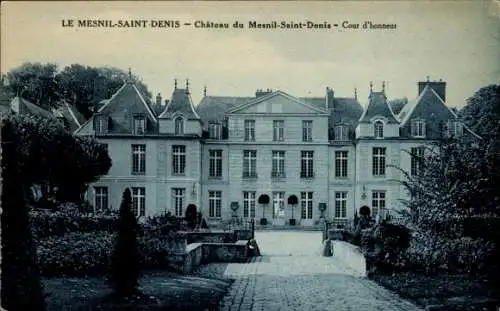 Ak Le Mesnil Saint Denis Yvelines, Château