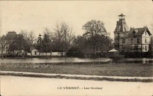 Ak Le Vésinet Yvelines, Lac Croissy