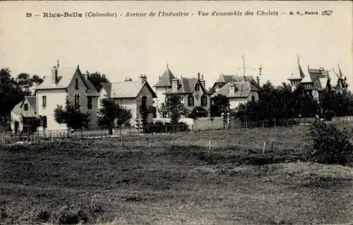 Ak Riva Bella Calvados, Avenue de l'Industrie, Übersicht der Chalets