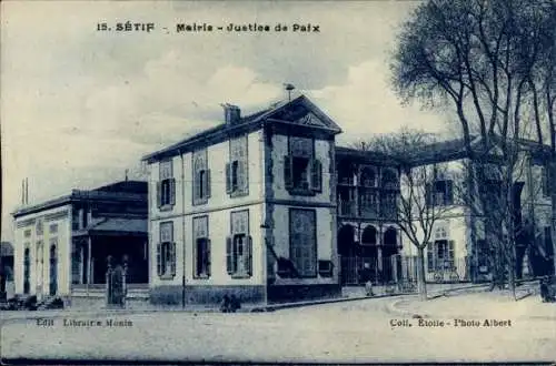 Ak Sétif Algerien, Rathaus, Friedensrichter